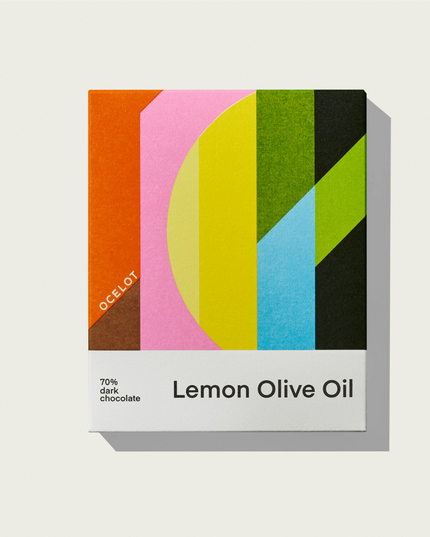 Lemon Olive Oil - Organic 70% dark chocolate bar, 70g