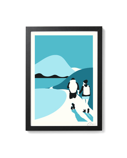 Last Trip Of Summer - Walkers A4 Screenprint