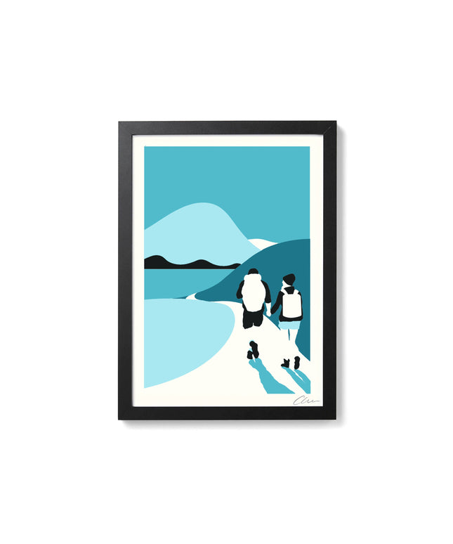 Last Trip Of Summer - Walkers A4 Screenprint