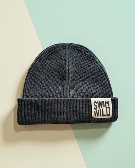 Fishermans knit Hat - Charcoal