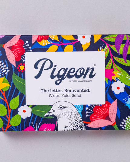 Floral Fantasia Pigeon * Botanical Folding Letter Writing * Pack of 6