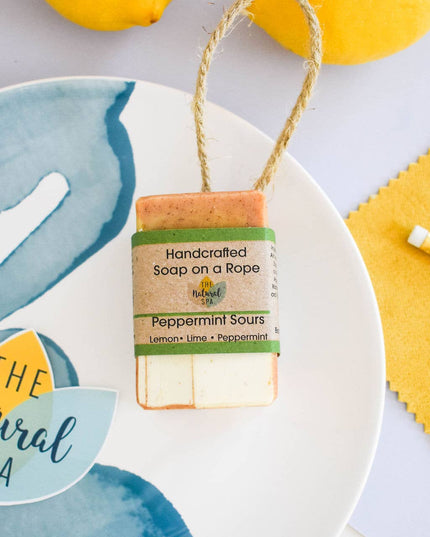 Peppermint Sours **Soap On A Rope ** 100g