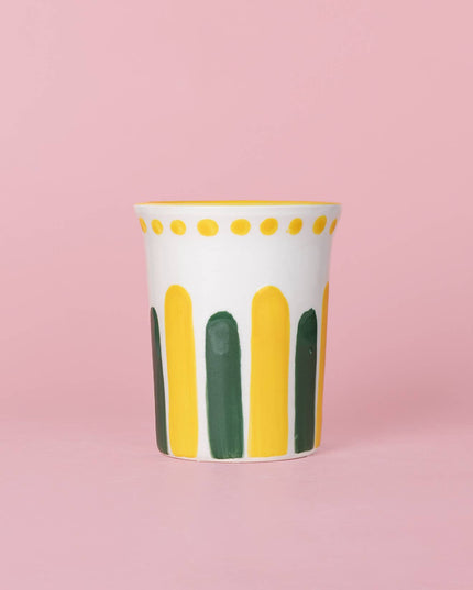 Artisanal Ceramic Mug - Limone Design Pottery Cup 250ml
