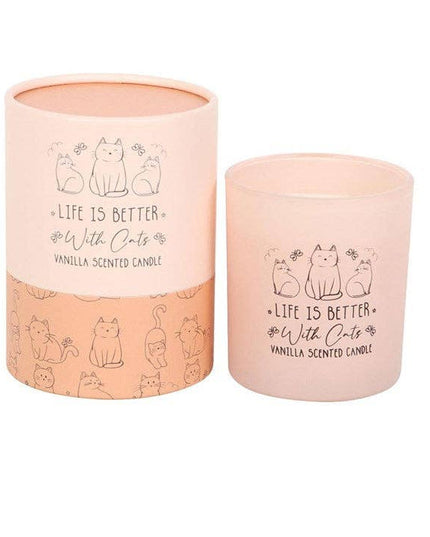 Life Is Better With Cats Vanilla Candle