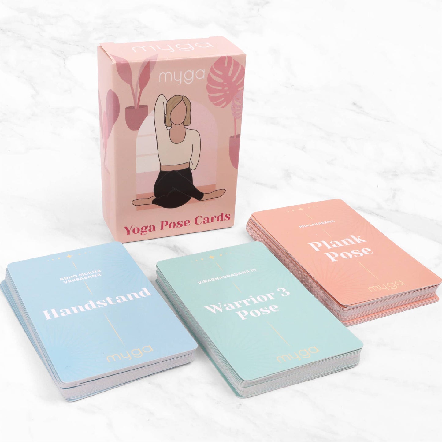 Affirmation Yoga Pose Cards