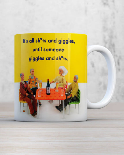 Shits And Giggles Mug by Bold & Bright