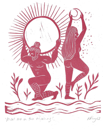 Meet Me in the Morning Riso Print * Man & Woman