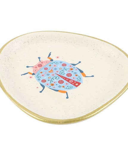 Floral Ladybird Trinket Dish
