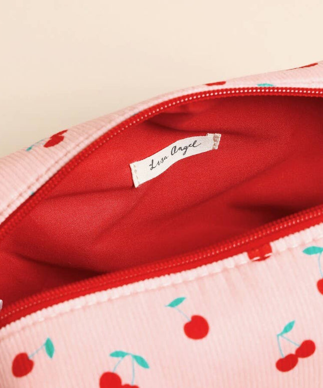 Cherry Print Make-Up Bag