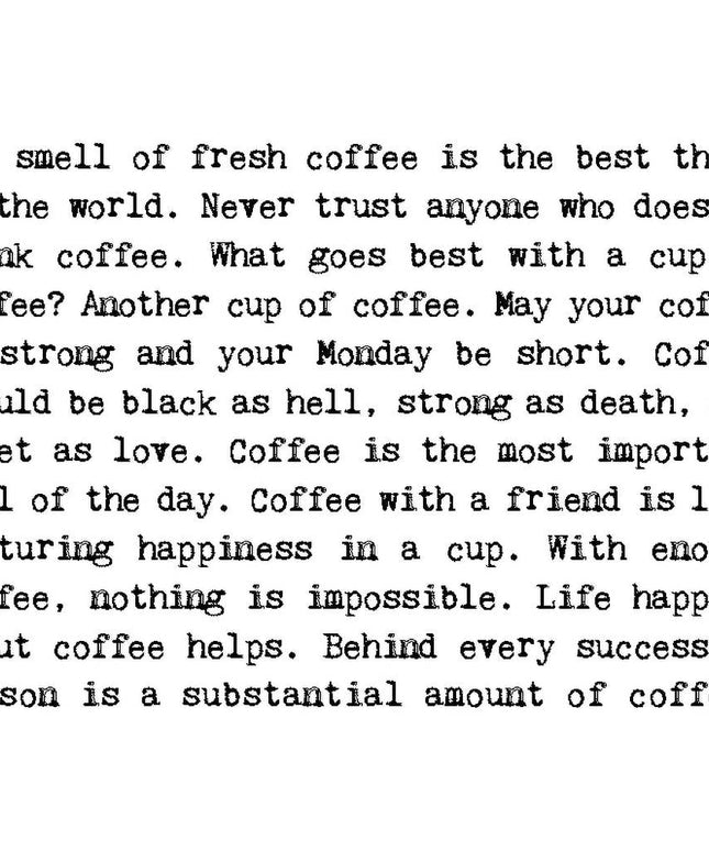 Funny Coffee-holic Card For Coffee Drinkers