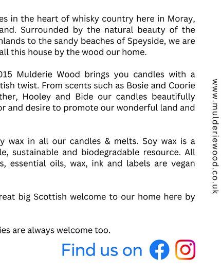 Island Single Malt Scotch Whisky Peaty Soy Wax Candle