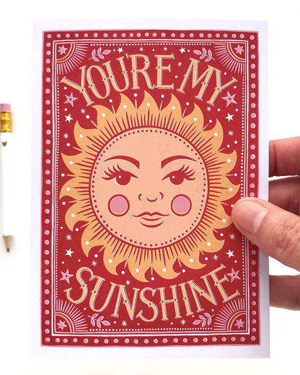 Celestial You're My Sunshine Card
