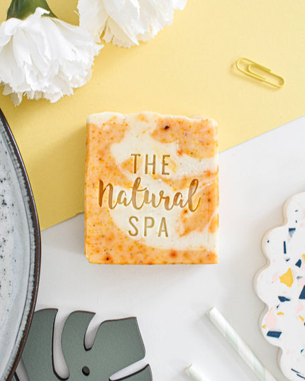 Rosemary Clementine Cold Process Soap bar- Palm Free - Vegan