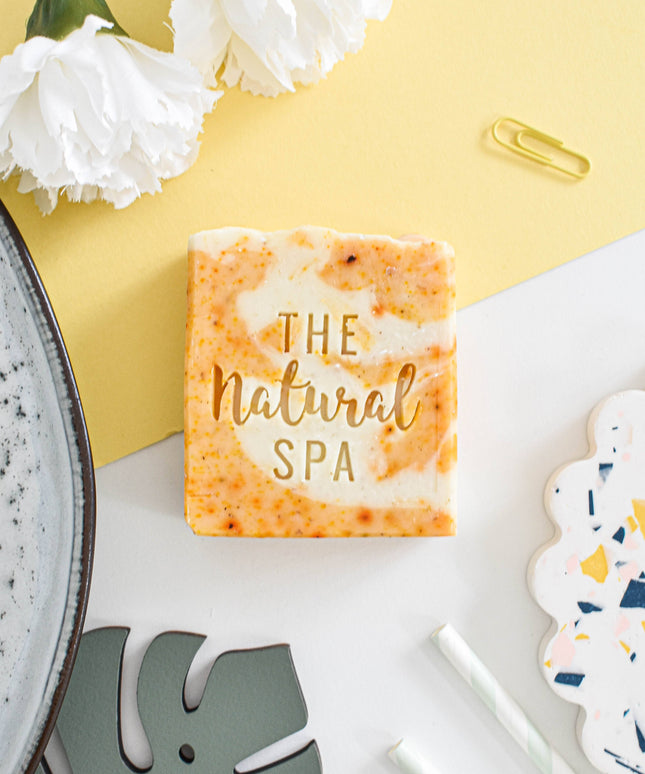 Rosemary Clementine Cold Process Soap bar- Palm Free - Vegan