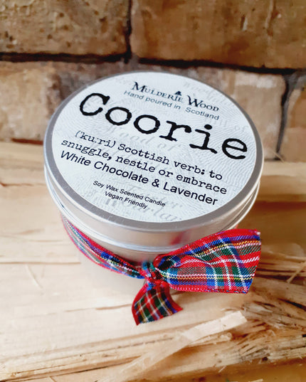 Coorie (Snuggle) Chocolate & Lavender Cosy Scottish Candle