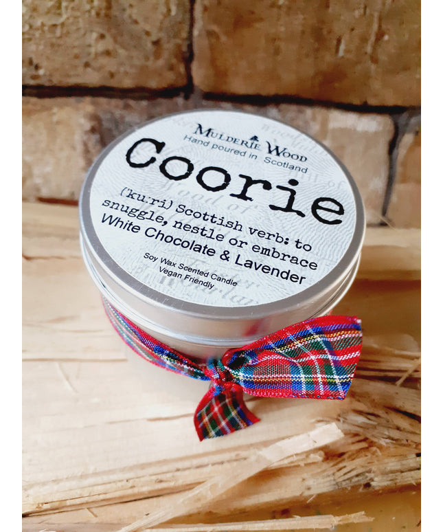 Coorie (Snuggle) Chocolate & Lavender Cosy Scottish Candle