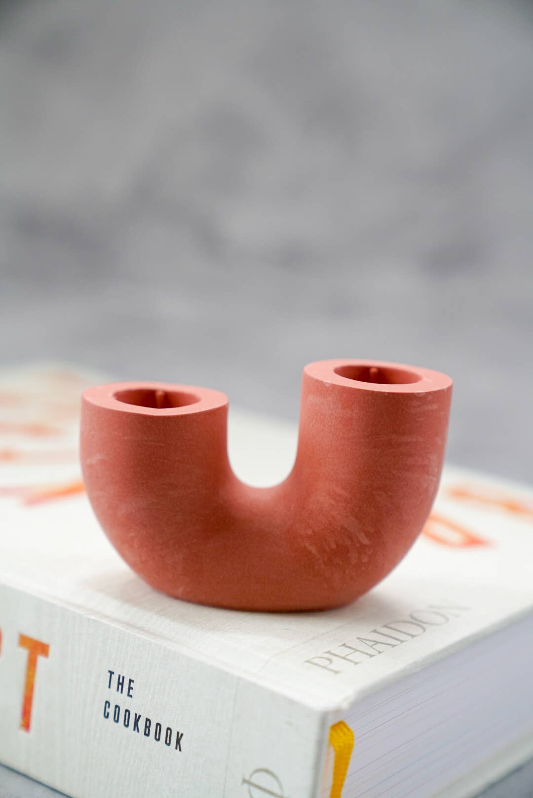 U Shape Dinner Candle Holder - Handmade pieces