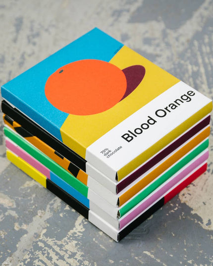 Organic 70% Dark Chocolate Bar - 70g - Blood Orange