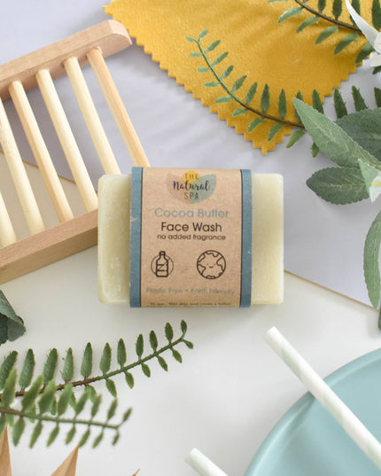 Cocoa Butter Face Wash - Vegan Eco Cleansing bar