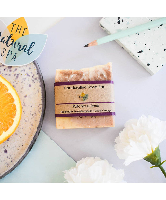 Patchouli Rose Cold Process Soap 100g