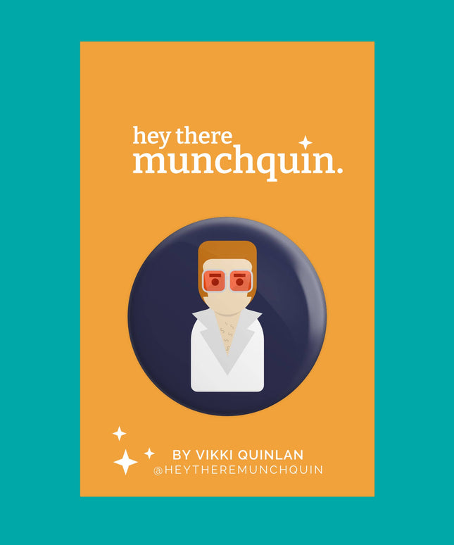 Little Icons Elton inspired - Cute, minimalist design - 38mm button badge