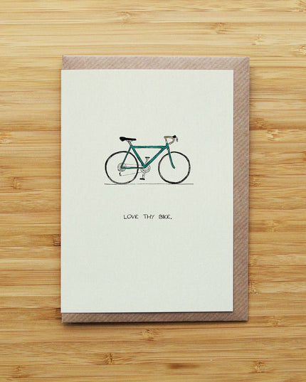 Bike Love Card - Recycled Card