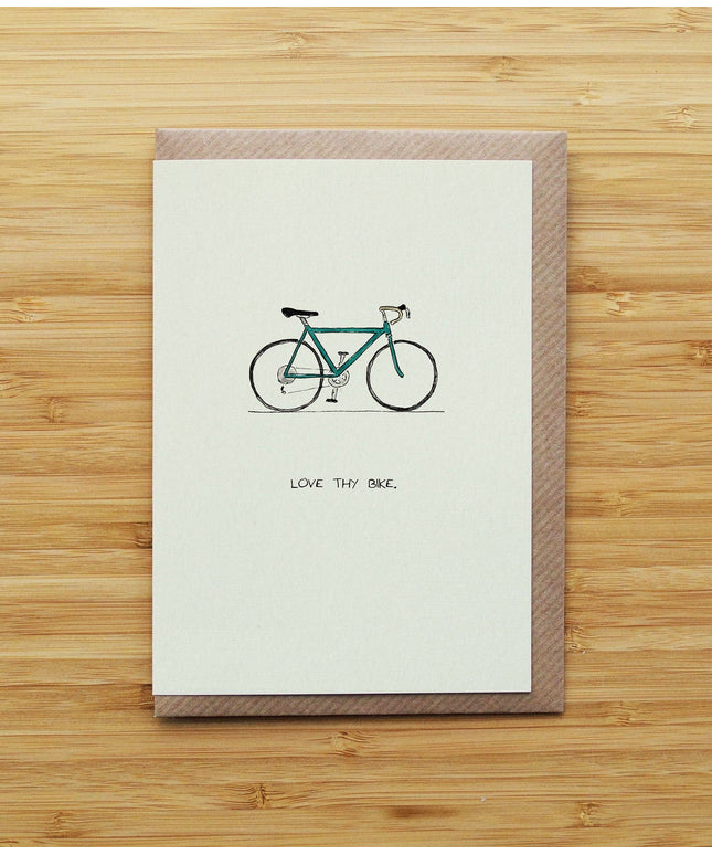 Bike Love Card - Recycled Card