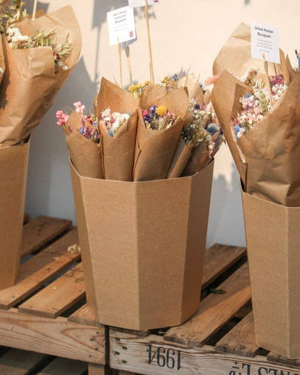 Mini Dried Flower Colourful Bouquet