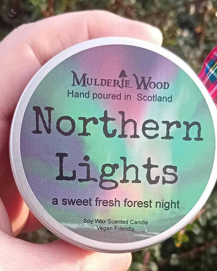Northern Lights (Aurora) Fresh Pine Scottish Gift Candle