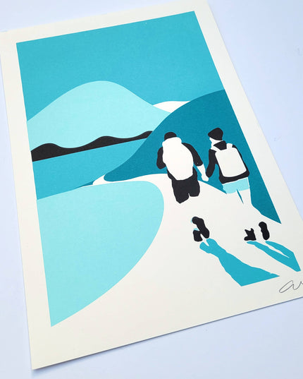Last Trip Of Summer - Walkers A4 Screenprint