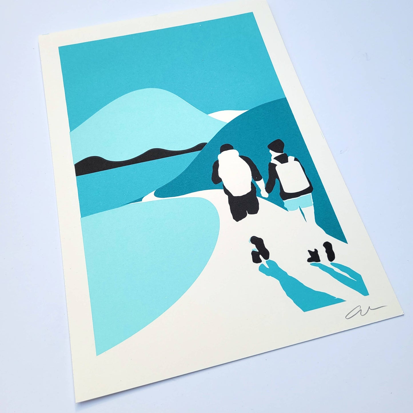 Last Trip Of Summer -  Walkers A4 Screenprint