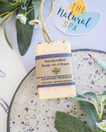 Lavender Verbena Soap On A Rope 100g