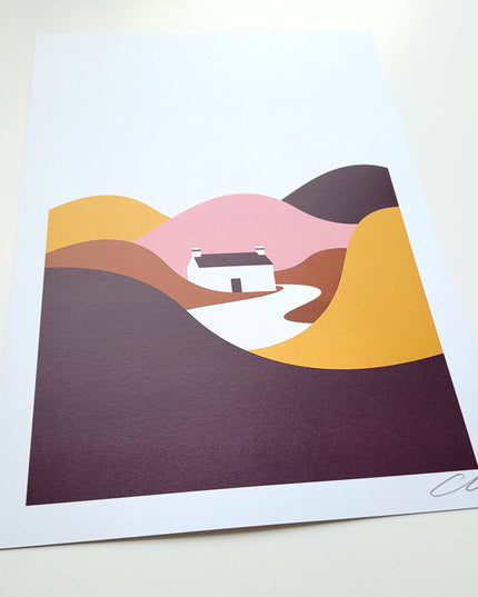 Autumn in the Hills A4 Print