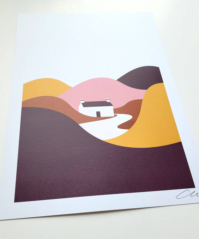 Autumn in the Hills A4 Print