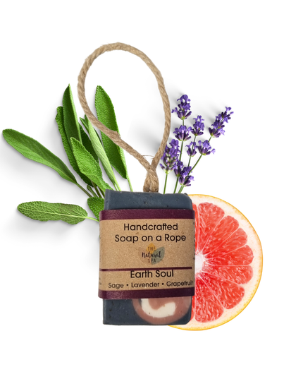 Earth Soul * Cold Process Soap on a Rope - Vegan