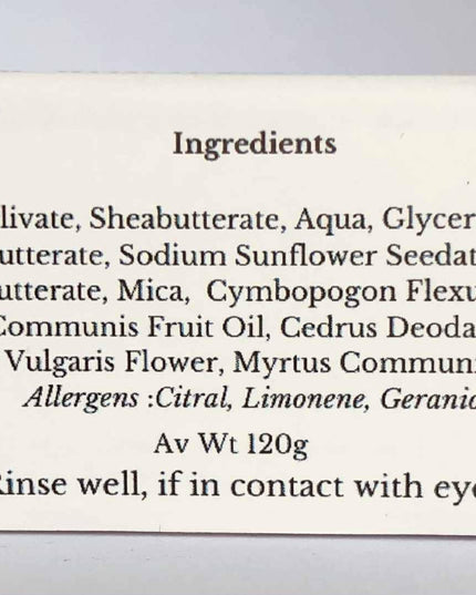 Highland Heather, Myrtle & Juniper. Scottish Botanical Soap