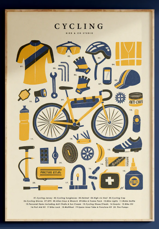 Cycling Kit Print (A4)