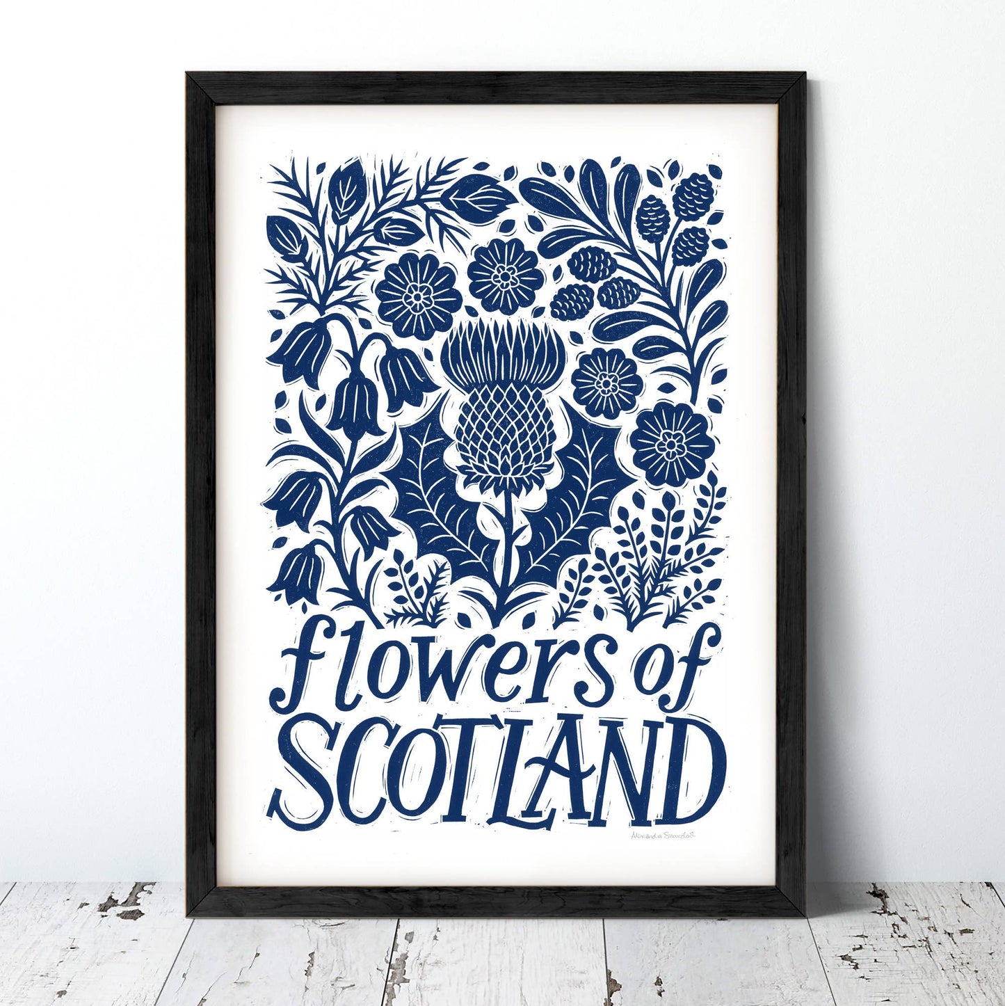 Flowers of Scotland Print