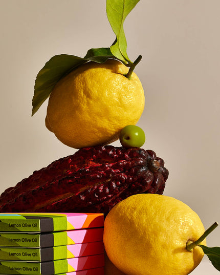 Lemon Olive Oil - Organic 70% dark chocolate bar, 70g