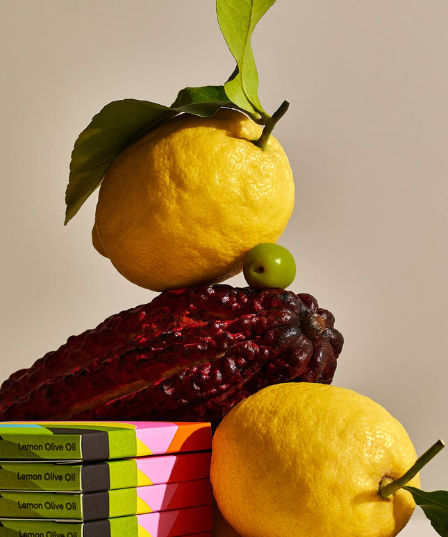 Lemon Olive Oil - Organic 70% dark chocolate bar, 70g