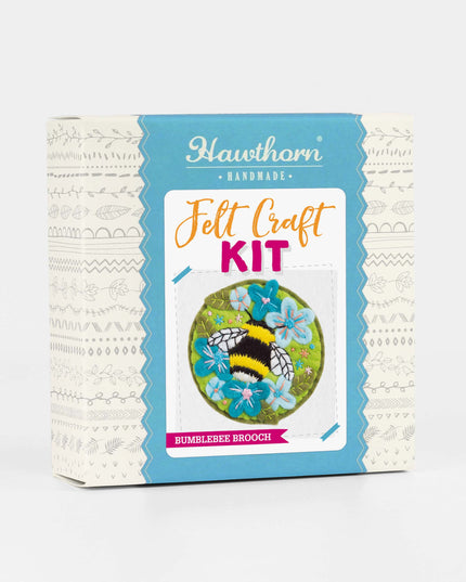 Bumblebee Felt Craft Brooch Kit | Complete Craft Kit