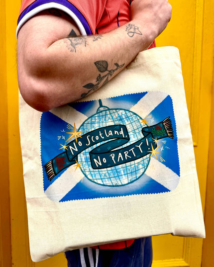 No Scotland, No Party! Scotland World Cup Tote Bag