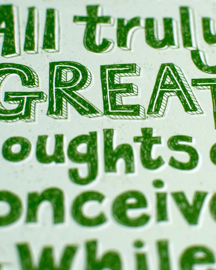 Hikers Walking Print - A4