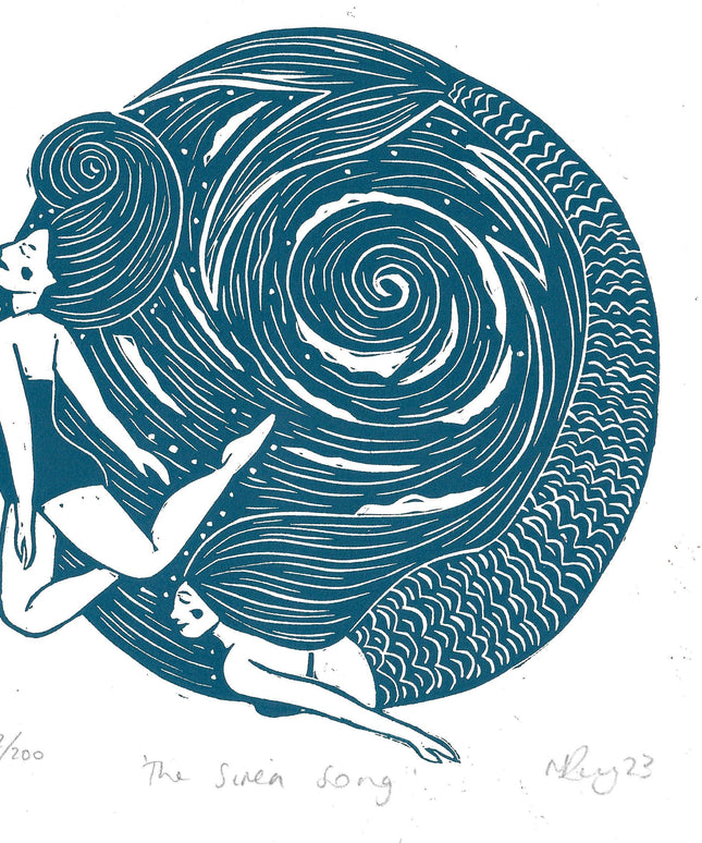 Siren's Song Card *folklore, myth, mermaid, wild swimming*