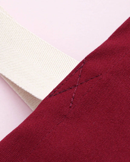 Emergency Snacks - Burgundy Canvas Tote Bag