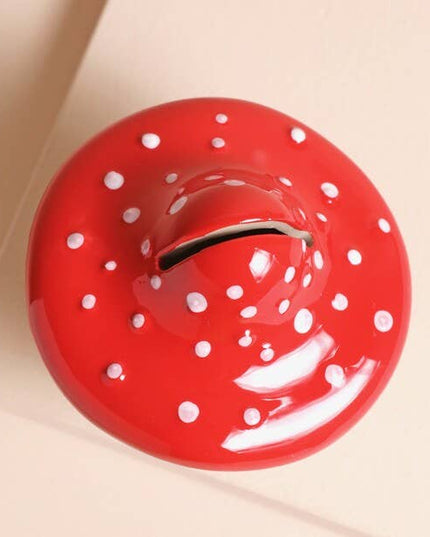 Face Toadstool Money Box