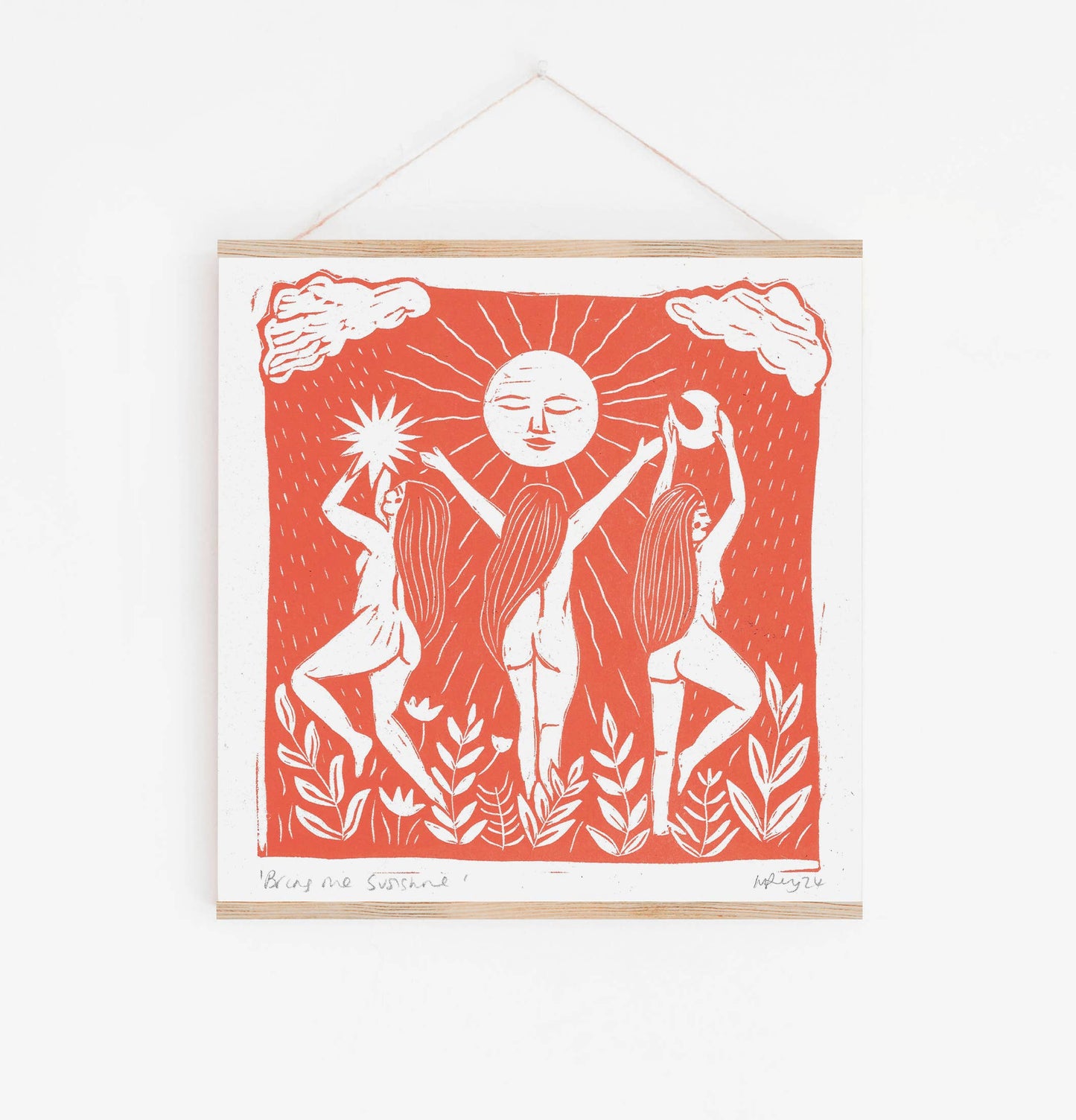 Bring Me Sunshine Riso Print *summer, sun, friends womanhood*