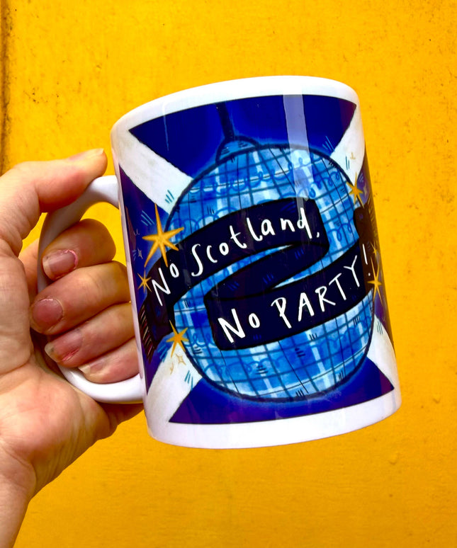 No Scotland, No Party! World Cup Scottish Football Mug