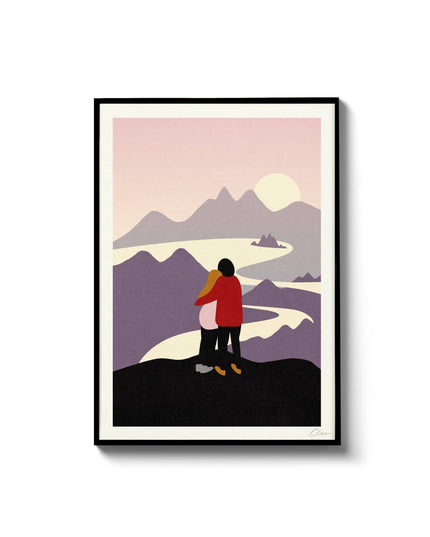 Hold Me Tight * Mountains * A4 Print