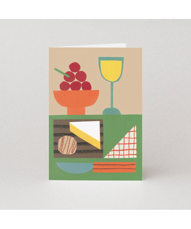Cheese and Wine Card | Cheese Card | Blank Card